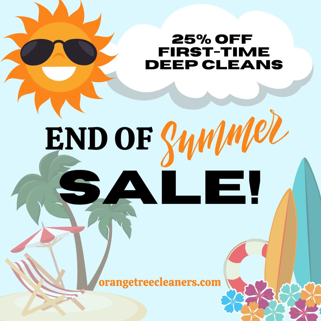 Exciting End of Summer Deep Cleaning Sale image